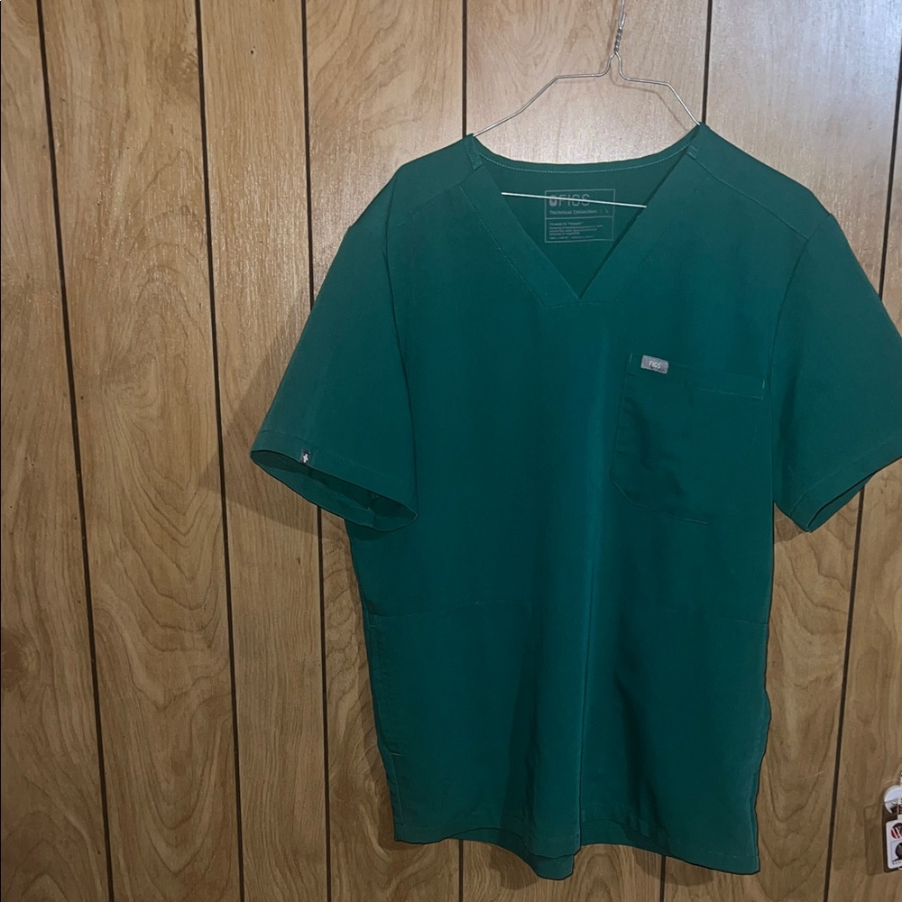 Womens Fig scrub Green Shirt and pant set
